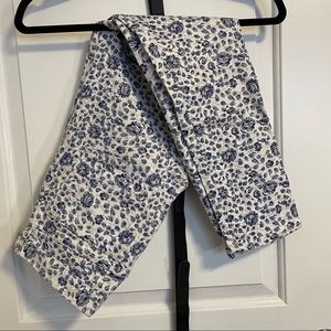 J Crew Floral Toothpick Jean